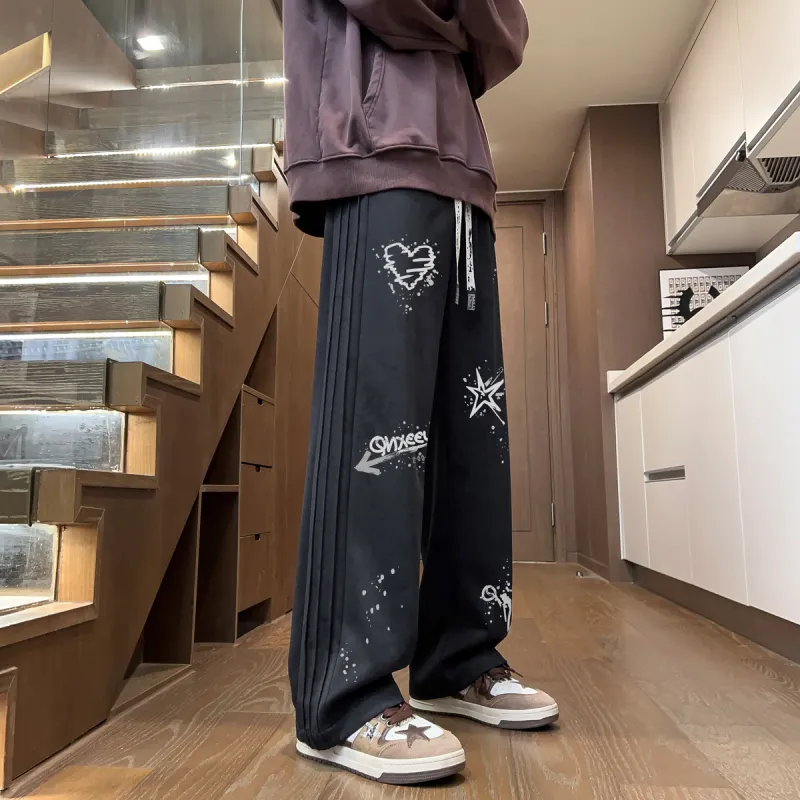 Qnxeey Casual Pants Unisex-3