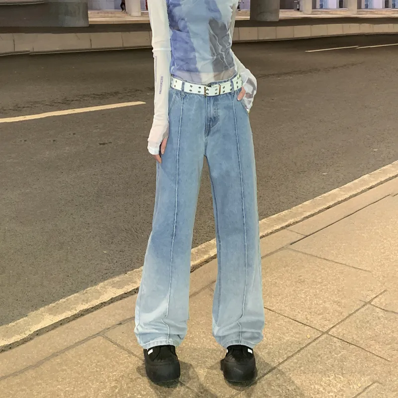 Qnxeey Jeans Unisex-23