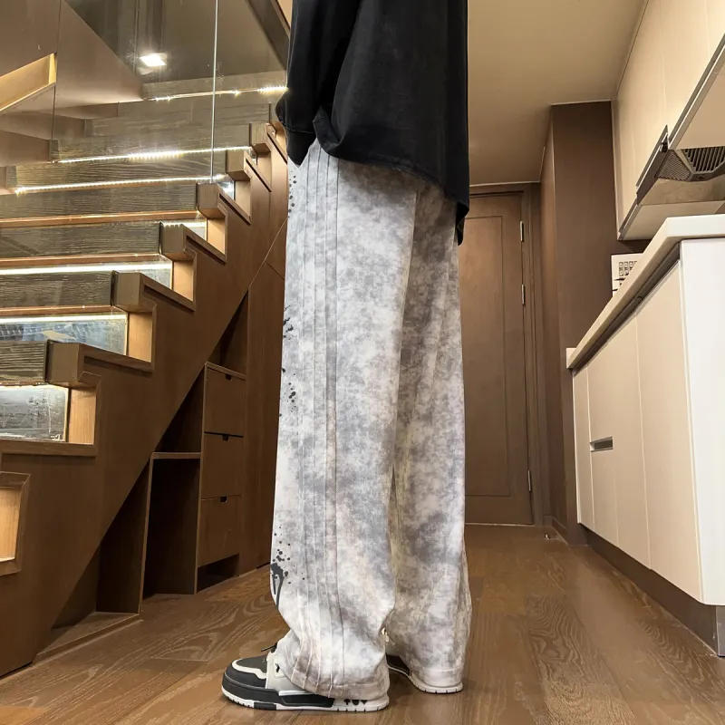 Qnxeey Casual Pants Unisex-9