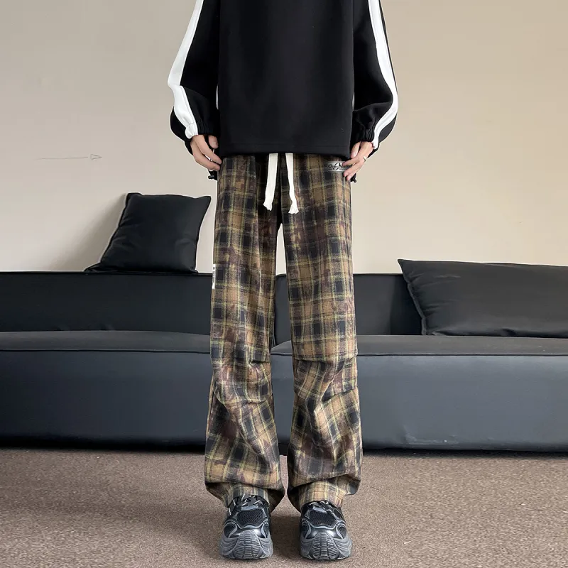 Qnxeey Casual Pants Unisex-16
