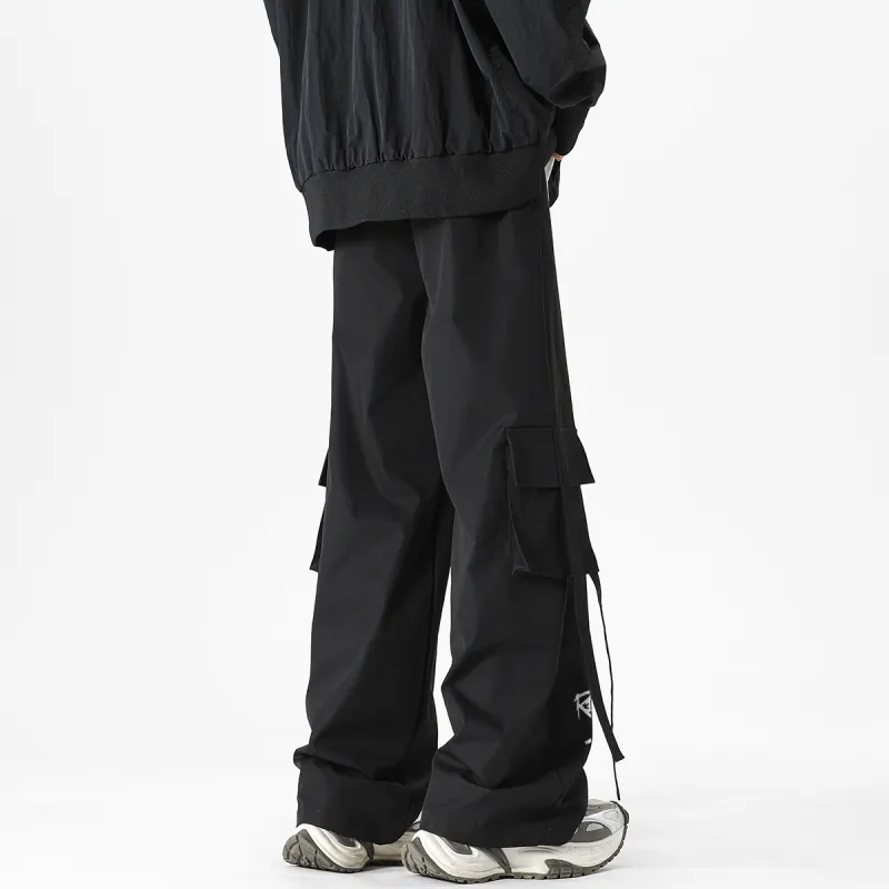 Qnxeey Casual Pants Unisex-6