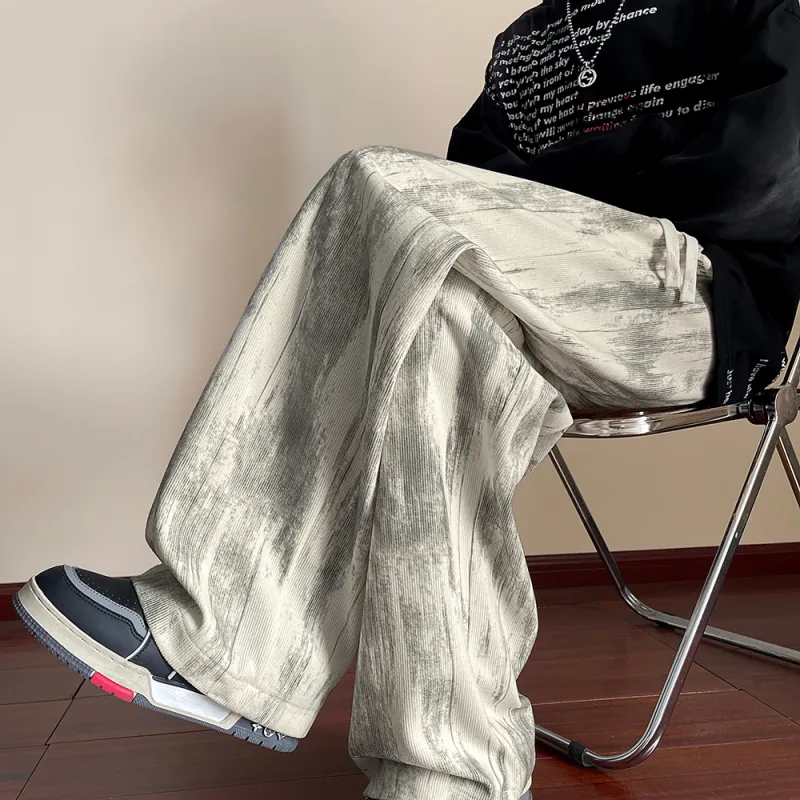 Qnxeey Casual Pants Unisex-11