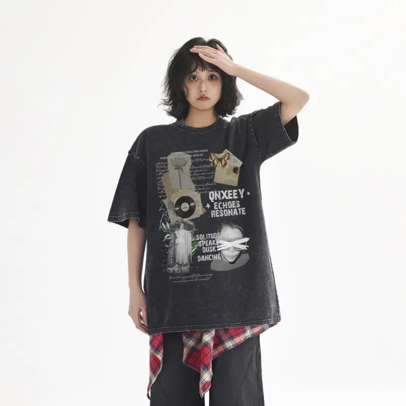 Qnxeey T Shirts Unisex-2