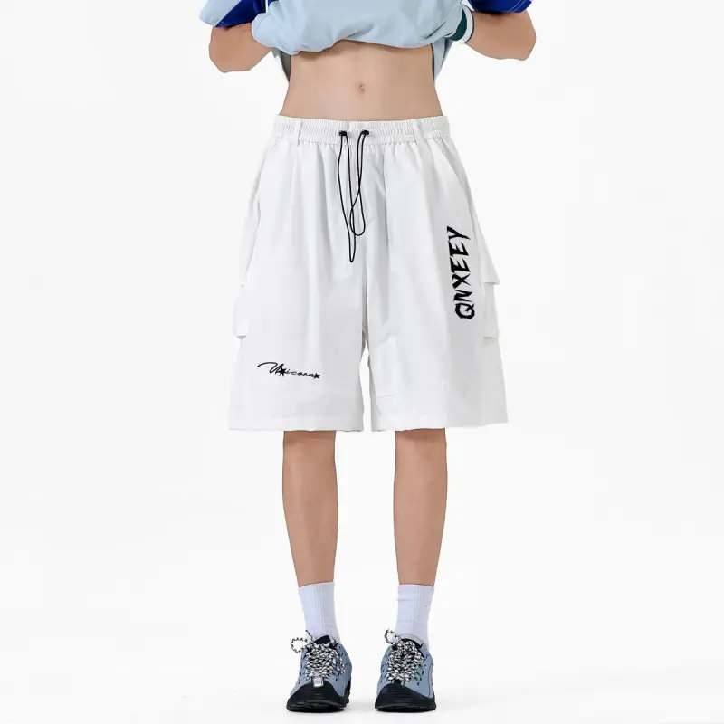 Qnxeey Casual Shorts Unisex-21