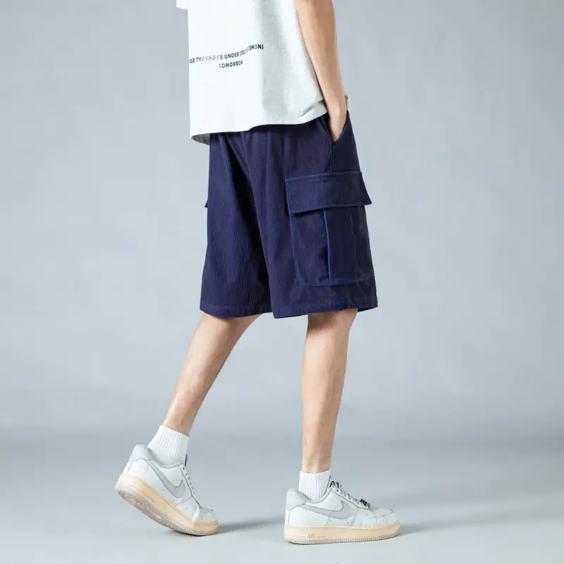Qnxeey Casual Shorts Unisex-15