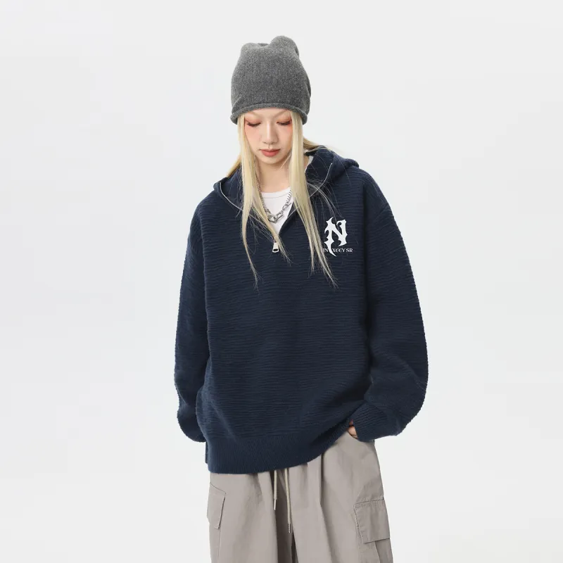 Qnxeey Sweaters Unisex-16