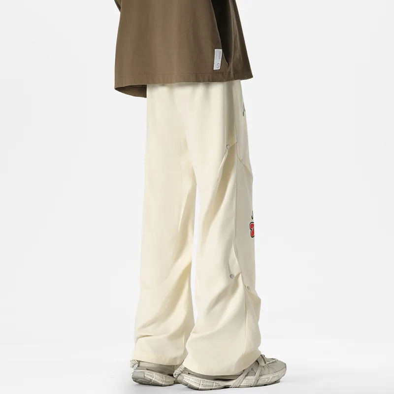 Qnxeey Casual Pants Unisex-13