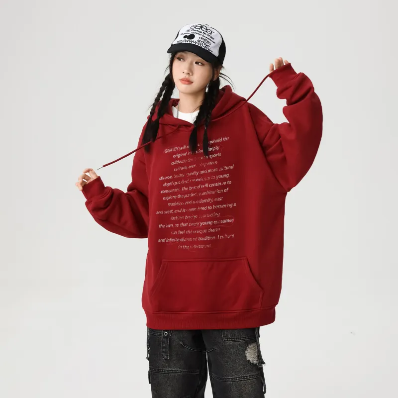 Qnxeey Sweatshirts Unisex-33