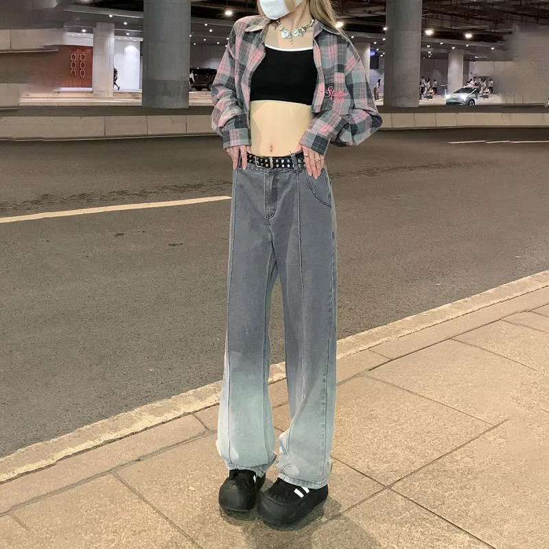 Qnxeey Jeans Unisex-4
