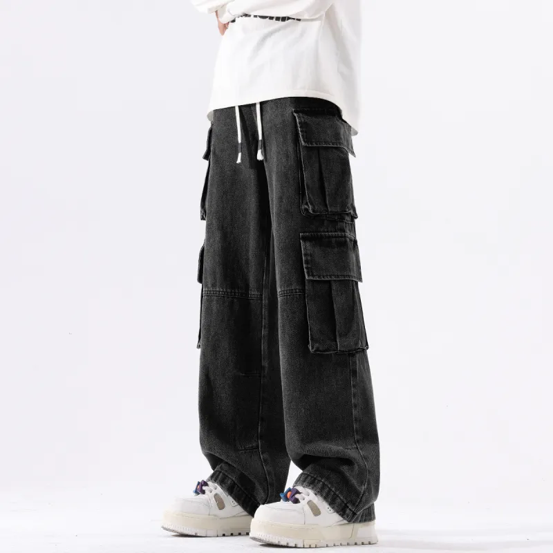 Qnxeey Jeans Unisex-4