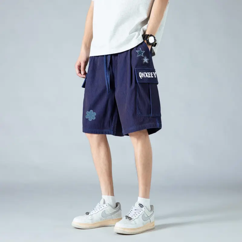 Qnxeey Casual Shorts Unisex-16