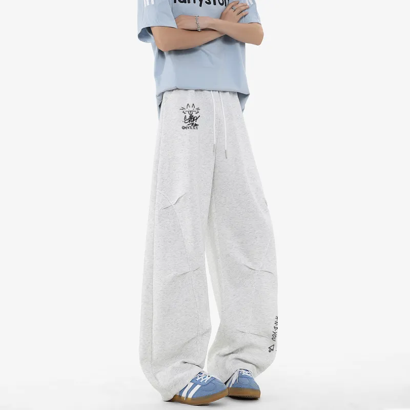 Qnxeey Knitted Sweatpants Unisex-2
