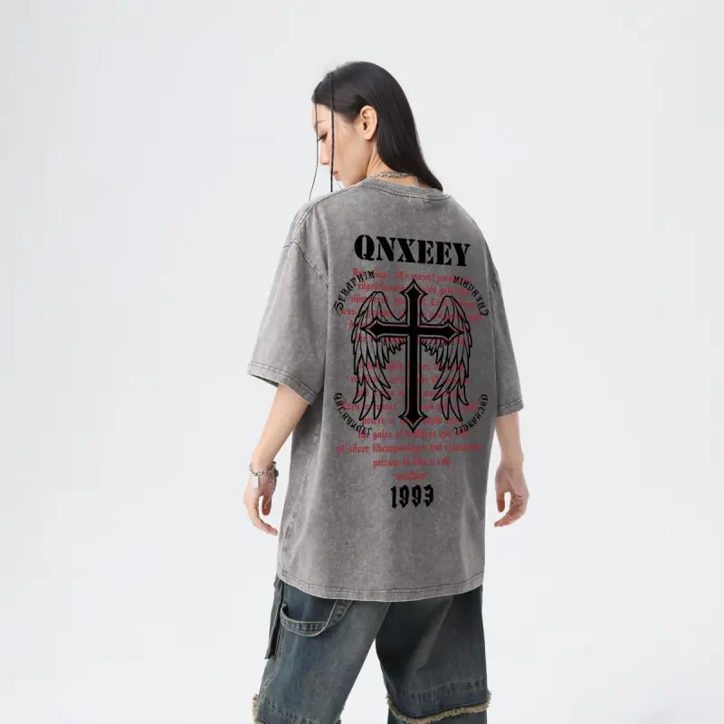 Qnxeey T Shirts Unisex-8