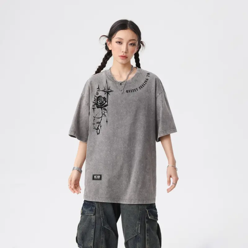 Qnxeey T Shirts Unisex-8