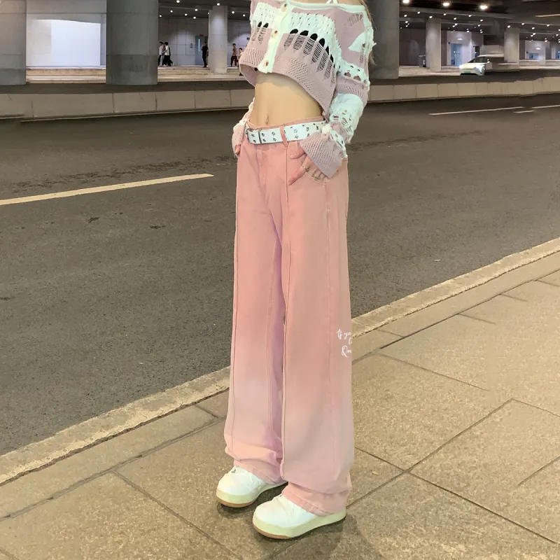 Qnxeey Jeans Unisex-18