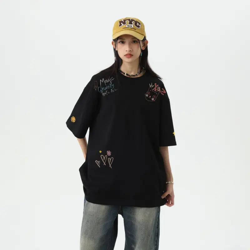 Qnxeey T Shirts Unisex-3