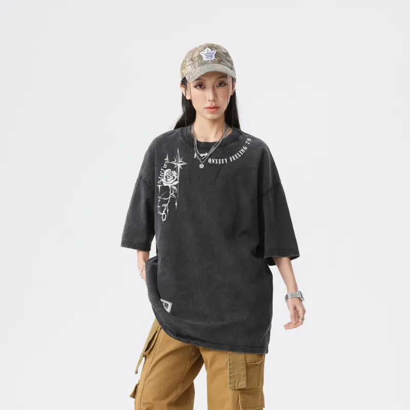 Qnxeey T Shirts Unisex-2