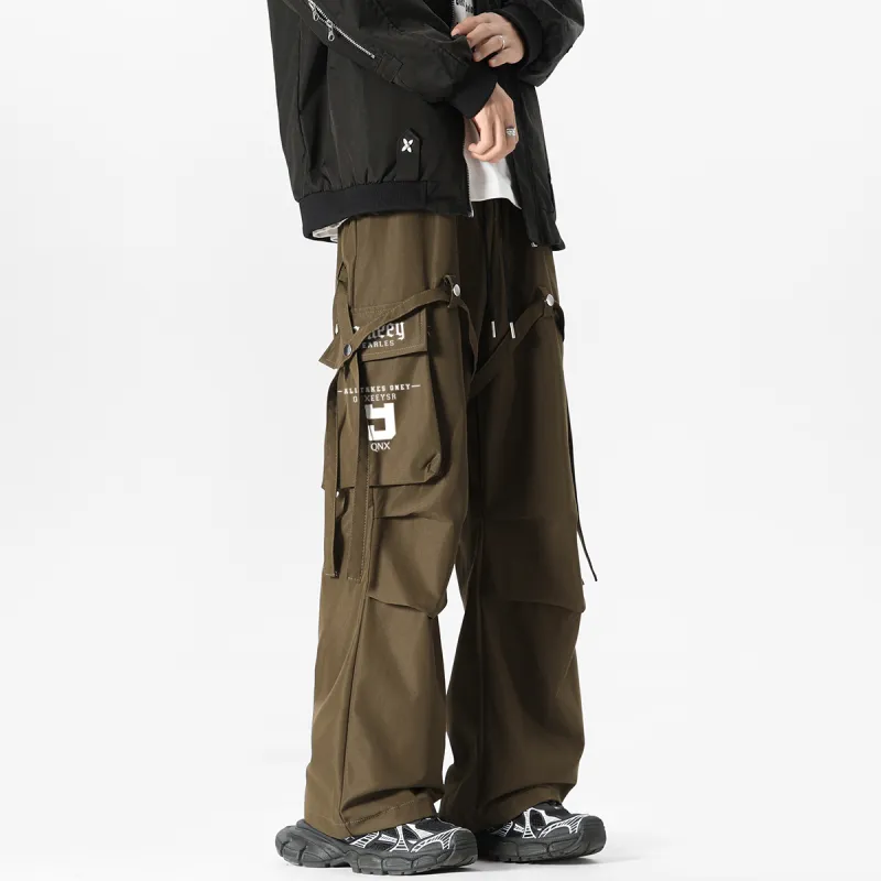 Qnxeey Cargo Pants Unisex-18