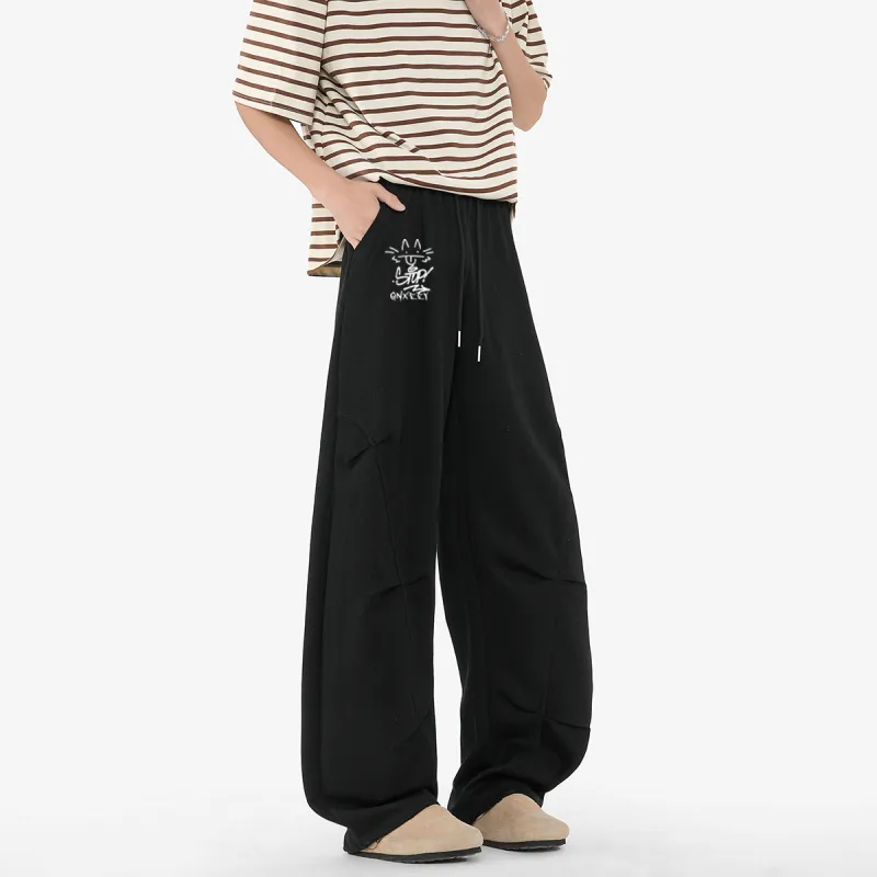 Qnxeey Knitted Sweatpants Unisex-14