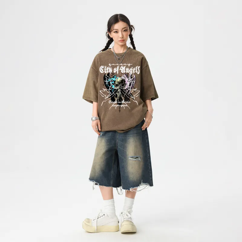 Qnxeey T Shirts Unisex-16