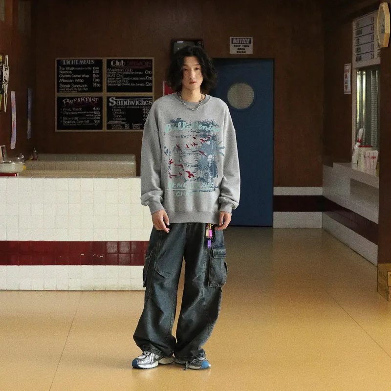 Qnxeey Sweatshirts Unisex-17