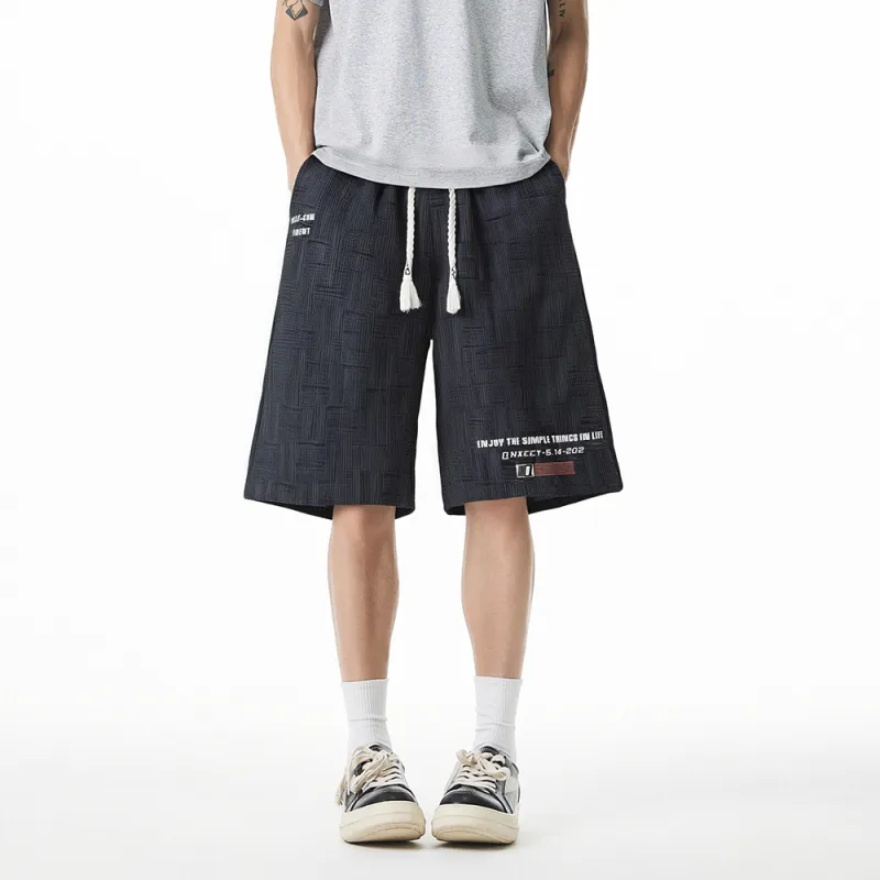 Qnxeey Casual Shorts Unisex-18