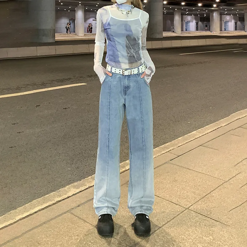 Qnxeey Jeans Unisex-24