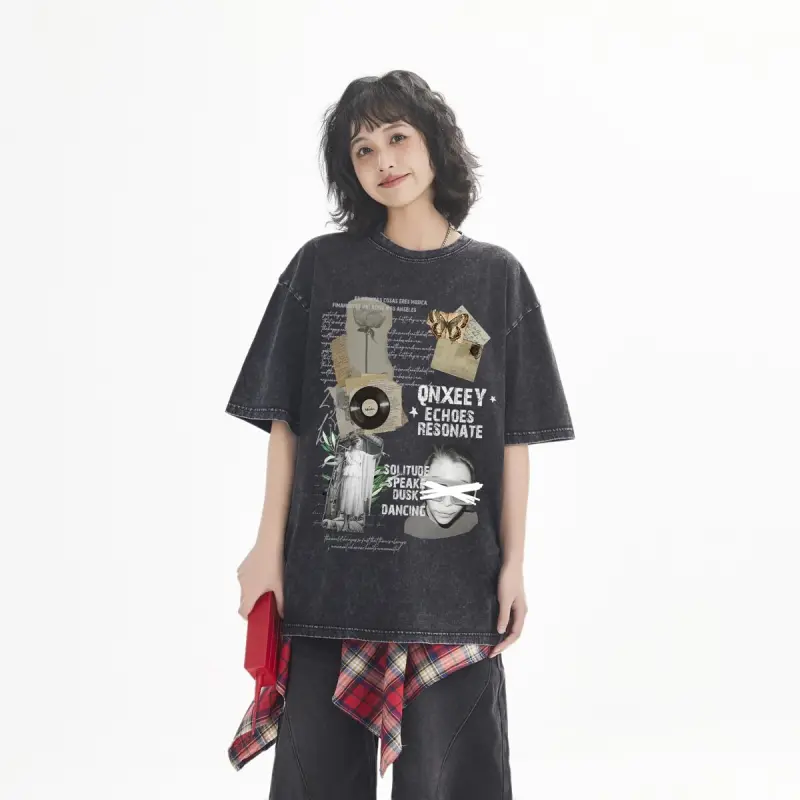 Qnxeey T Shirts Unisex-4