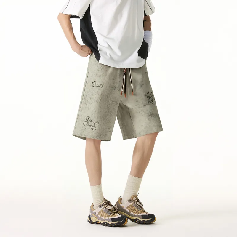 Qnxeey Casual Shorts Unisex-17