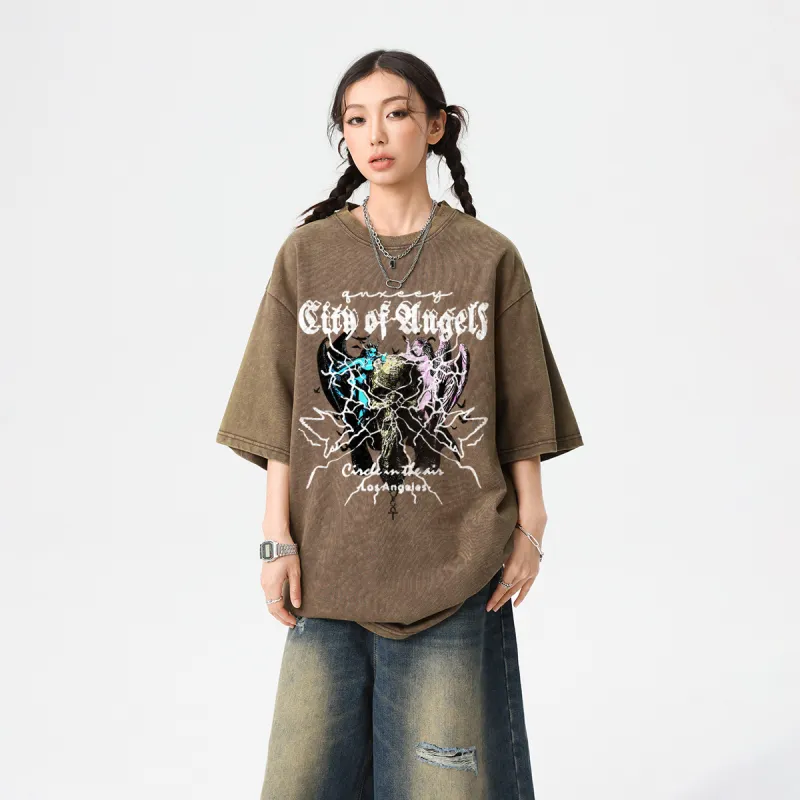 Qnxeey T Shirts Unisex-13