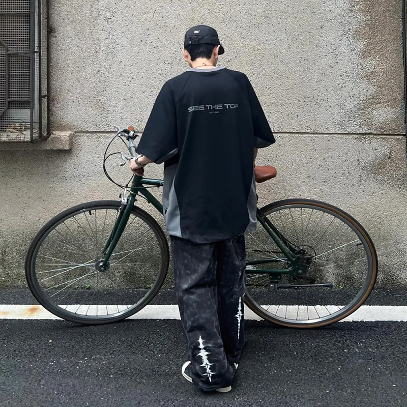 Qnxeey Casual Pants Unisex-2