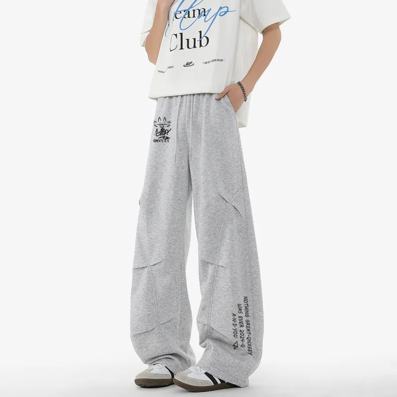 Qnxeey Knitted Sweatpants Unisex-11