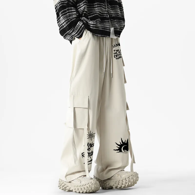 Qnxeey Casual Pants Unisex-26