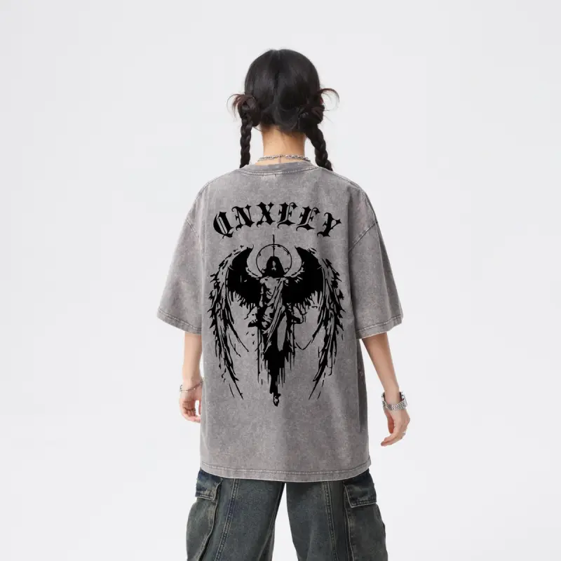 Qnxeey T Shirts Unisex-8
