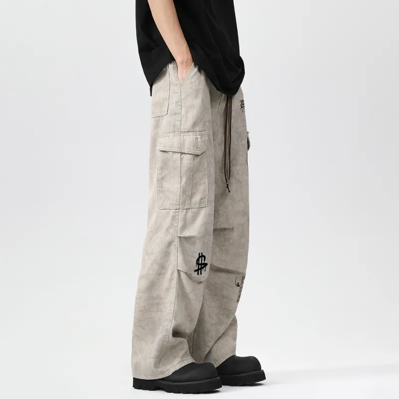 Qnxeey Casual Pants Unisex-10