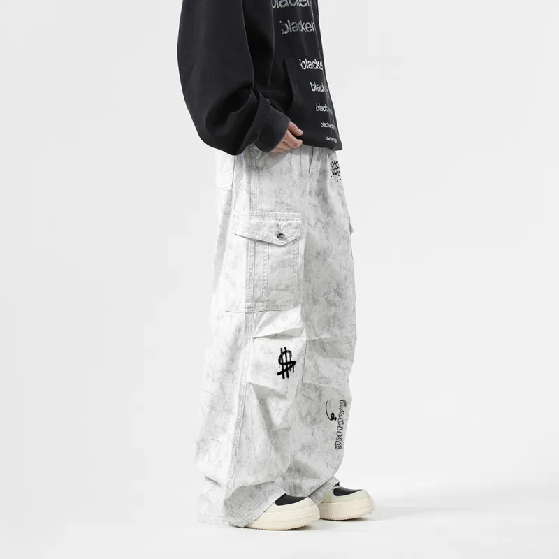 Qnxeey Casual Pants Unisex-15