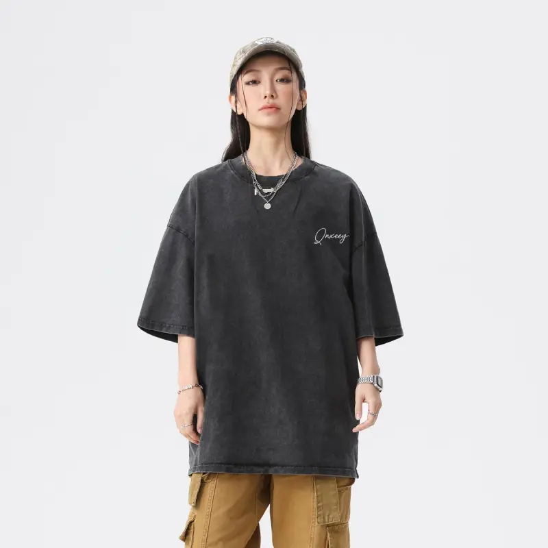 Qnxeey T Shirts Unisex-5