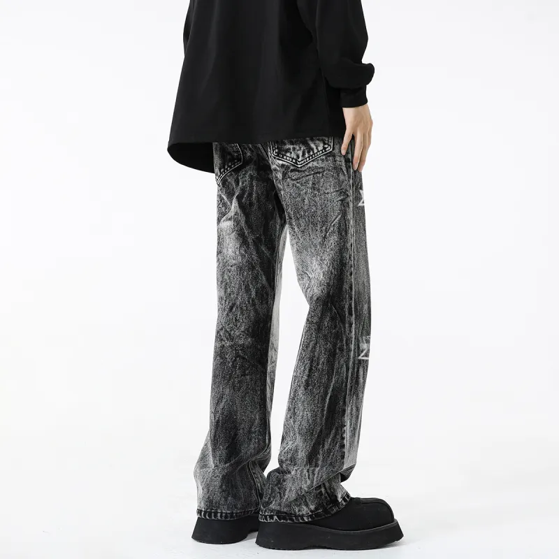 Qnxeey Jeans Unisex-5