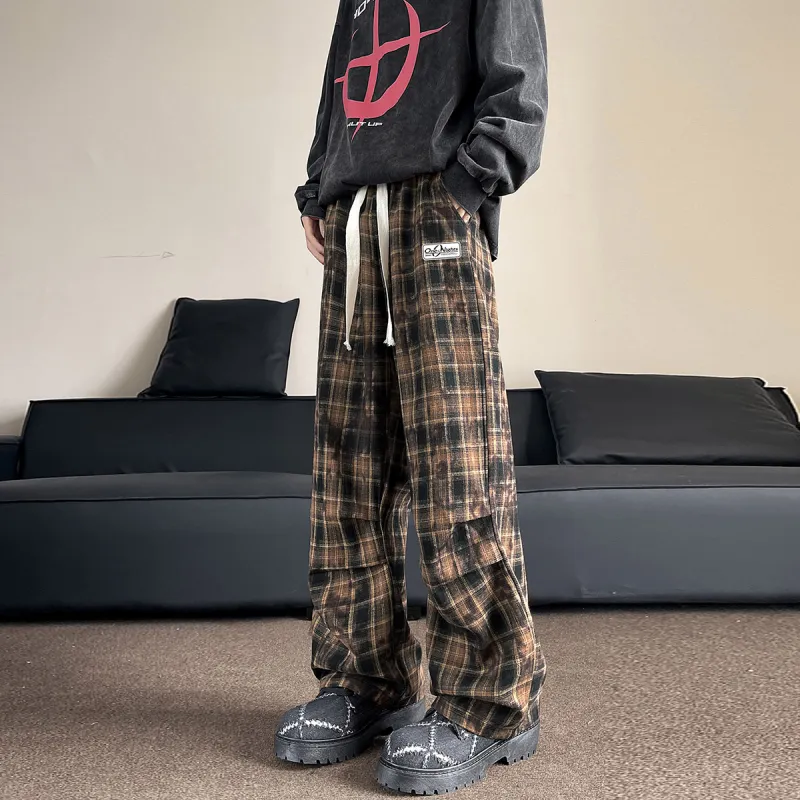 Qnxeey Casual Pants Unisex-3