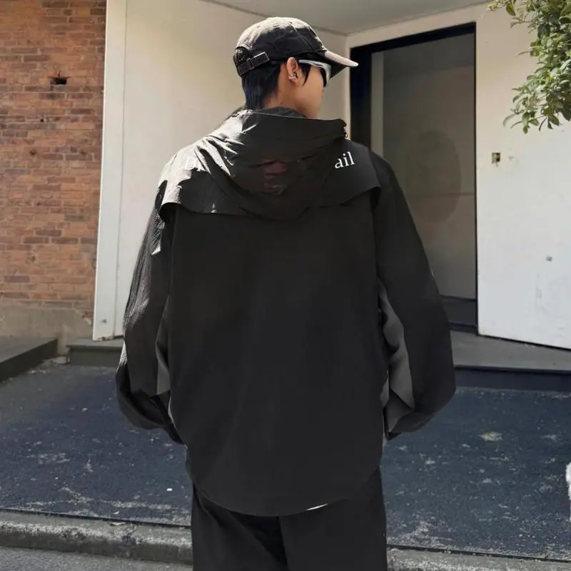 Qnxeey Breathable UV Protection Sun Protection Clothing Unisex-3