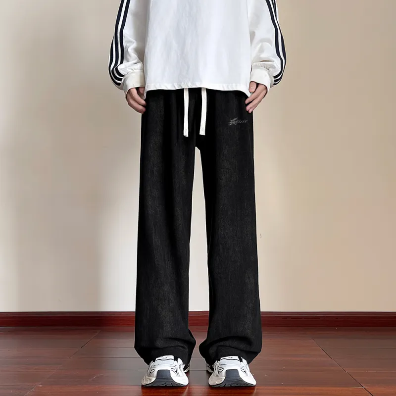 Qnxeey Casual Pants Unisex-1