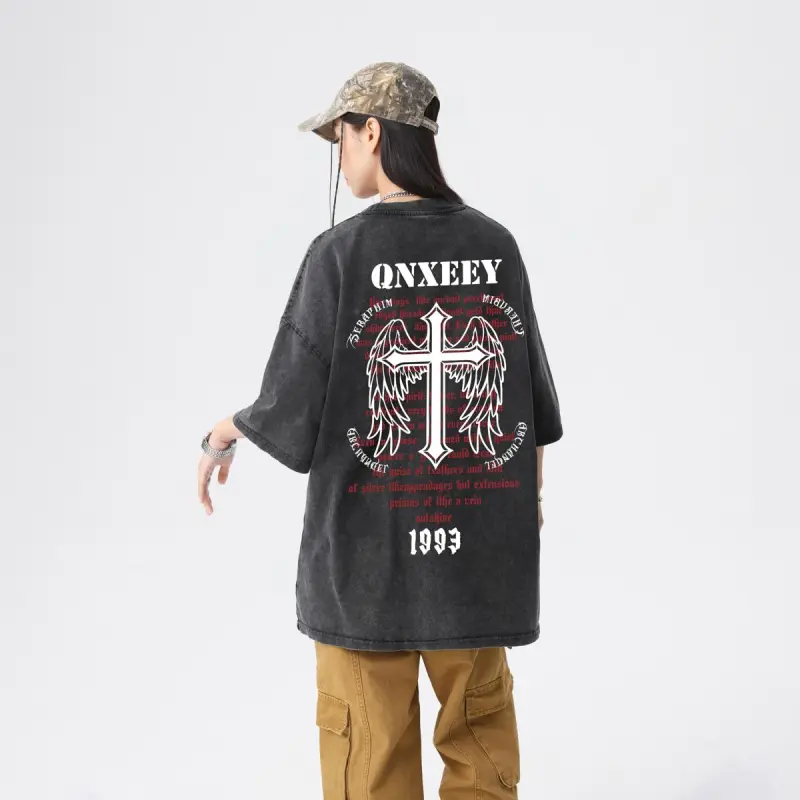 Qnxeey T Shirts Unisex-2