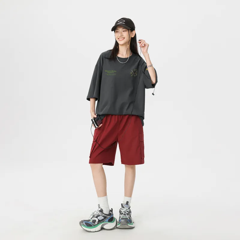 Qnxeey T Shirts Unisex-32