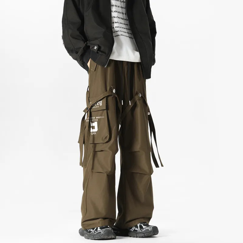 Qnxeey Cargo Pants Unisex-19