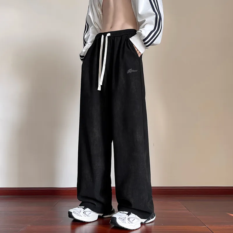 Qnxeey Casual Pants Unisex-2