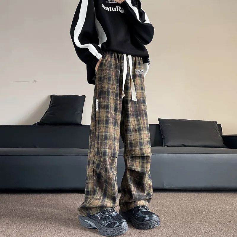 Qnxeey Casual Pants Unisex-20