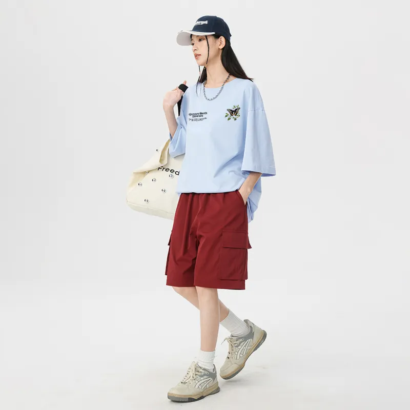 Qnxeey T Shirts Unisex-17