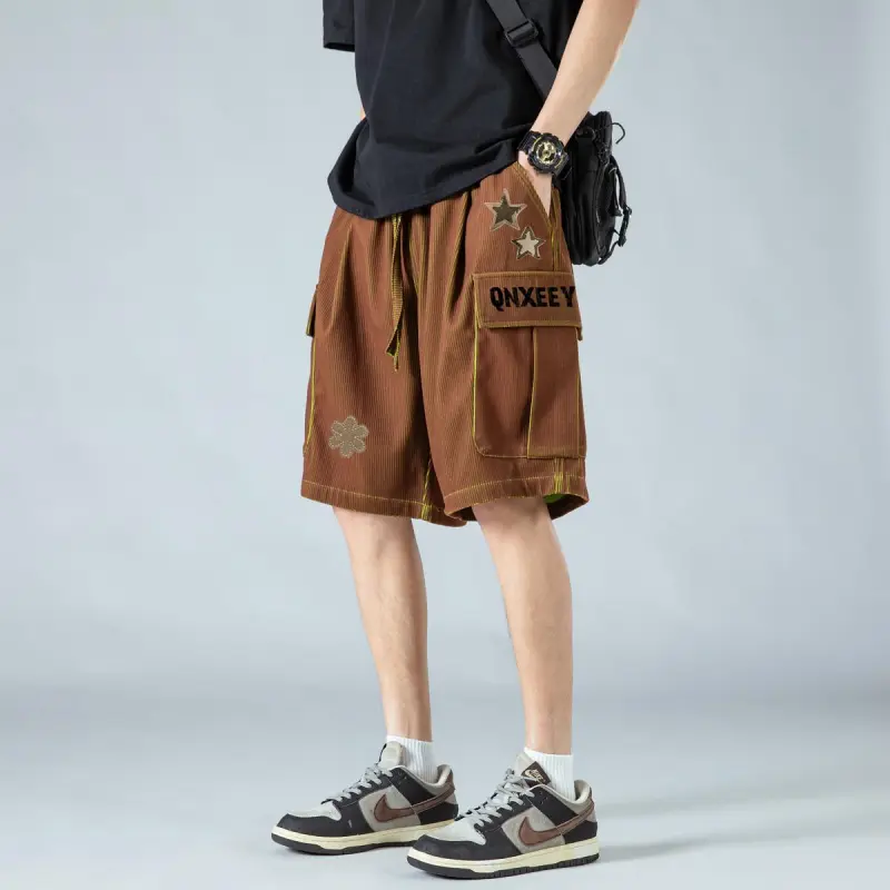 Qnxeey Casual Shorts Unisex-8