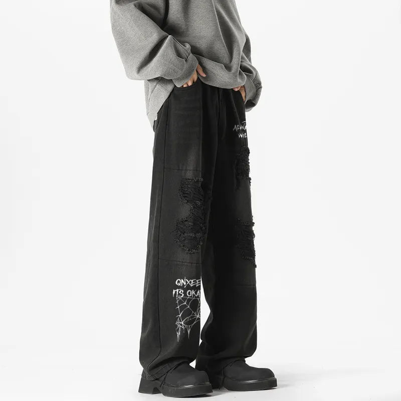 Qnxeey Jeans Unisex-5