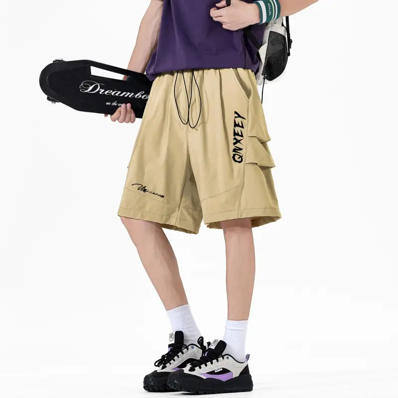 Qnxeey Casual Shorts Unisex-8